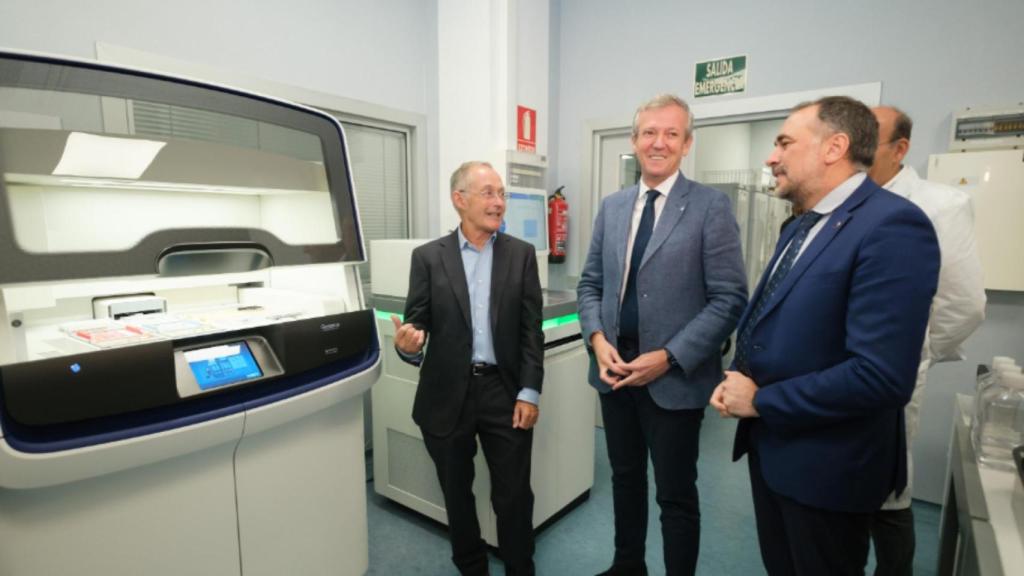 El presidente de la Xunta, Alfonso Rueda, conoce el Proyecto Xenoma Galicia
