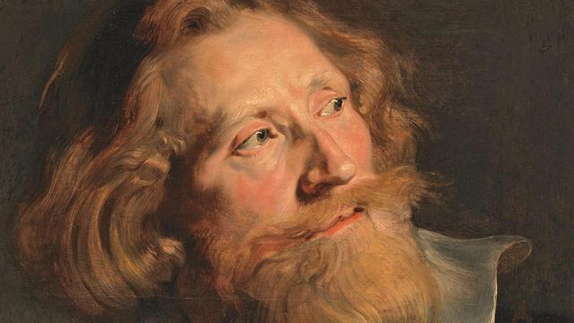 Detalle de 'Cabeza de hombre barbudo' (1622-1624), de Rubens. Imagen: National Gallery Of Ireland