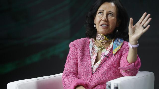 La presidenta de Santander, Ana Botín, durante su intervención la pasada semana en el XXVI Congreso Nacional de la Empresa Familiar.