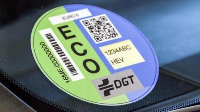 Etiqueta ECO de la DGT.