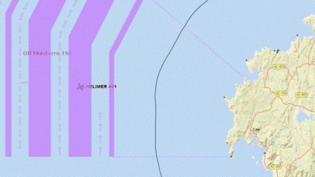 Movilizado un helicóptero y la Salvamar Regulus en las inmediaciones de Monte Louro (A Coruña)