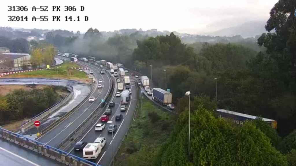 Retenciones en la A-55.