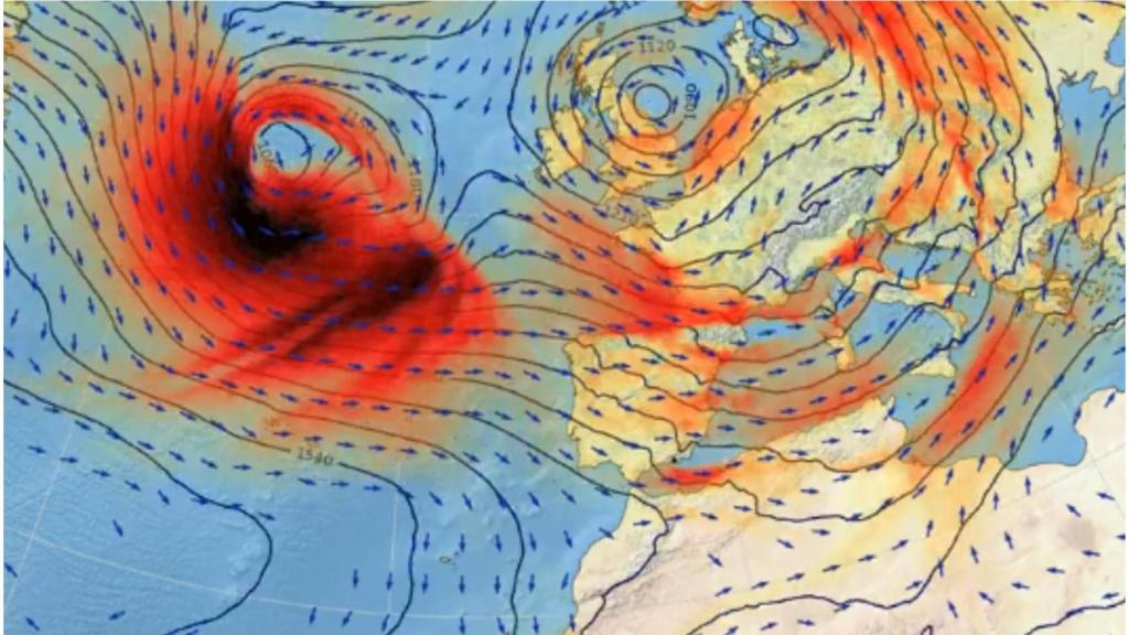 La nueva borrasca que tocará tierra el sábado
