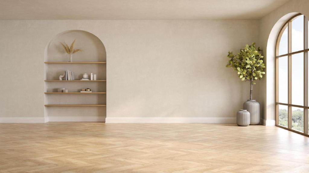 Un piso vacío, en una foto de archivo.