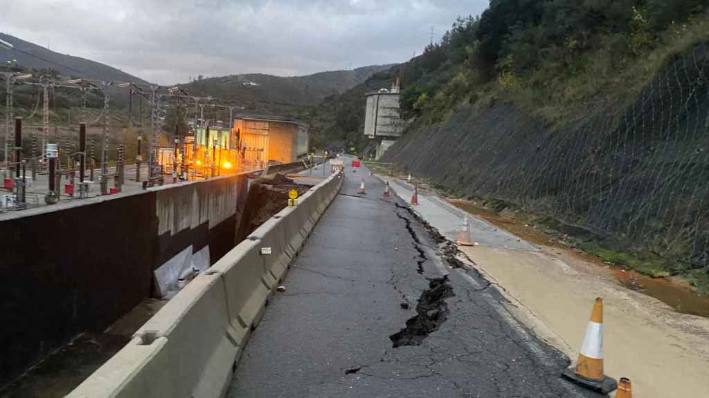 Imagen del tramo afectado.