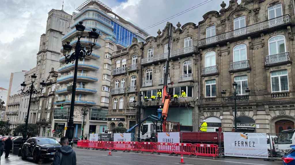 Imagen del edificio Pacewicz en Vigo.