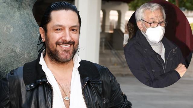 Rafael Amargo junto a su padre, Florentino, en un montaje de EL ESPAÑOL.