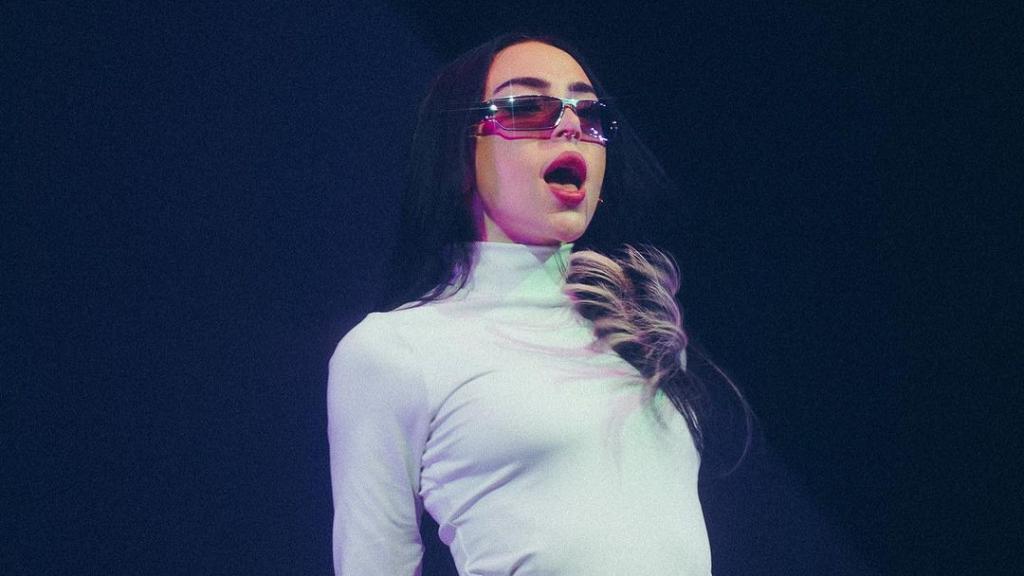 Nicki Nicole en un concierto.