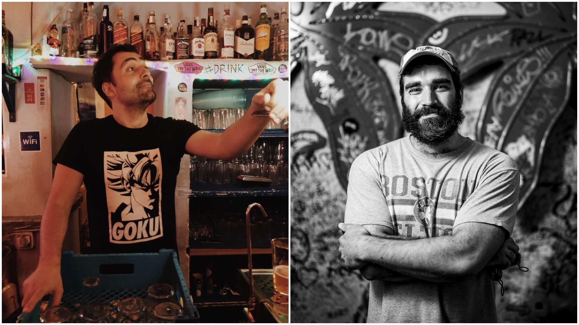 Víctor Toller y Alberto Luque, propietarios del Ocean Rock Bar. Foto: Ocean Rock Bar