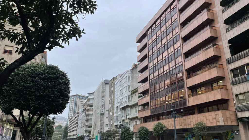 Imagen del centro de Vigo.