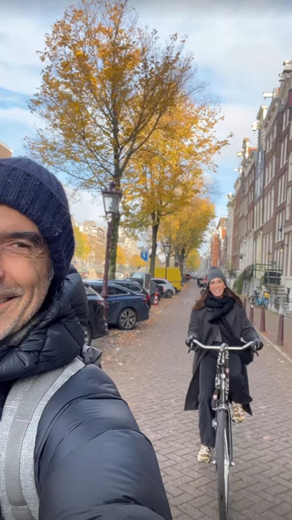 Jorge Fernández  y Nora Arístegui en una imagen de su Instagram.