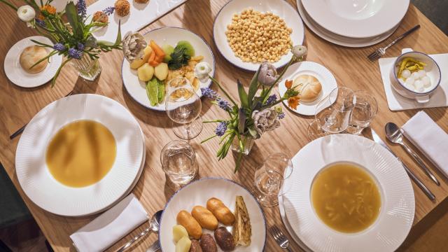 El primer cocido vegano de un hotel de Madrid.