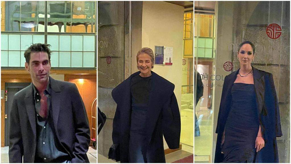 Desfile de famosos en A Coruña para la inauguración de la exposición de Marta Ortega