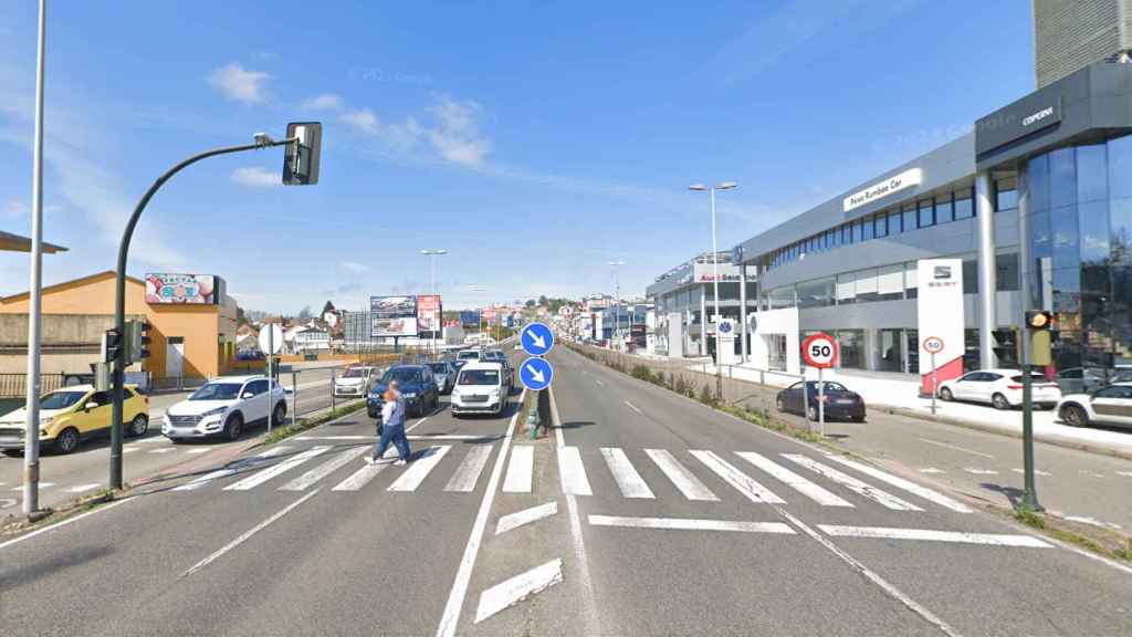 Avenida de Madrid, en Vigo.
