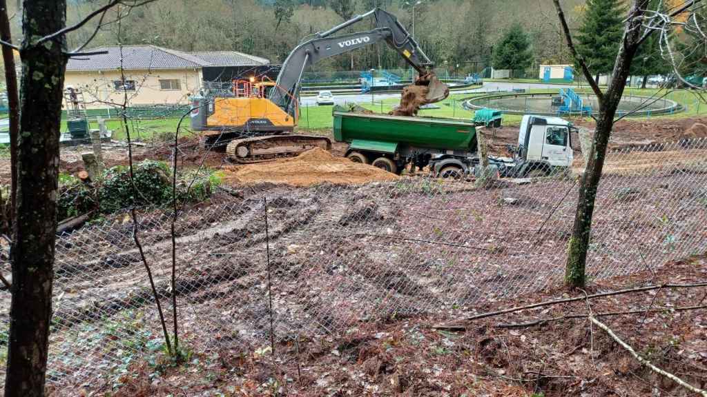 Inicio de las obras de la EDAR de Ponteareas.