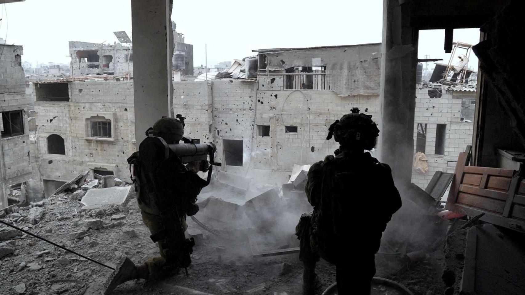 Tropas israelíes en Gaza