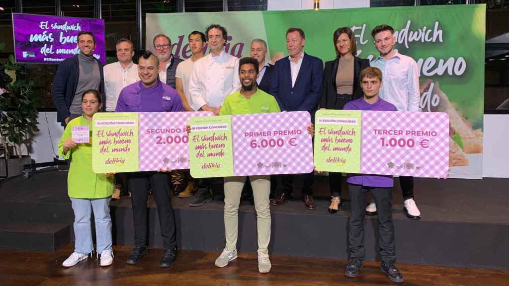 Imagen de los tres ganadores.