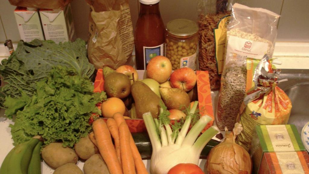 Cesta de la compra ecológica.