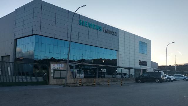 Imagen de la planta de Siemens Gamesa en el municipio soriano de Ágreda