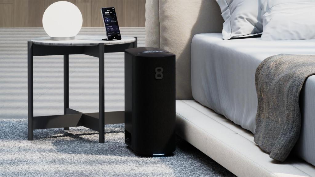 El Hub se coloca junto a la cama