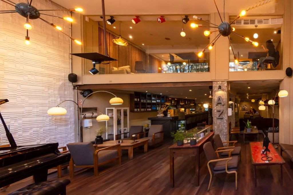 Interior del Vitruvia. Foto: Vitruvia Café