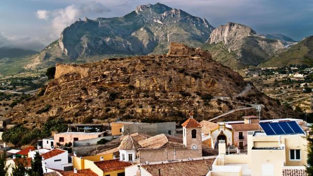 Imagen aérea de Busot.