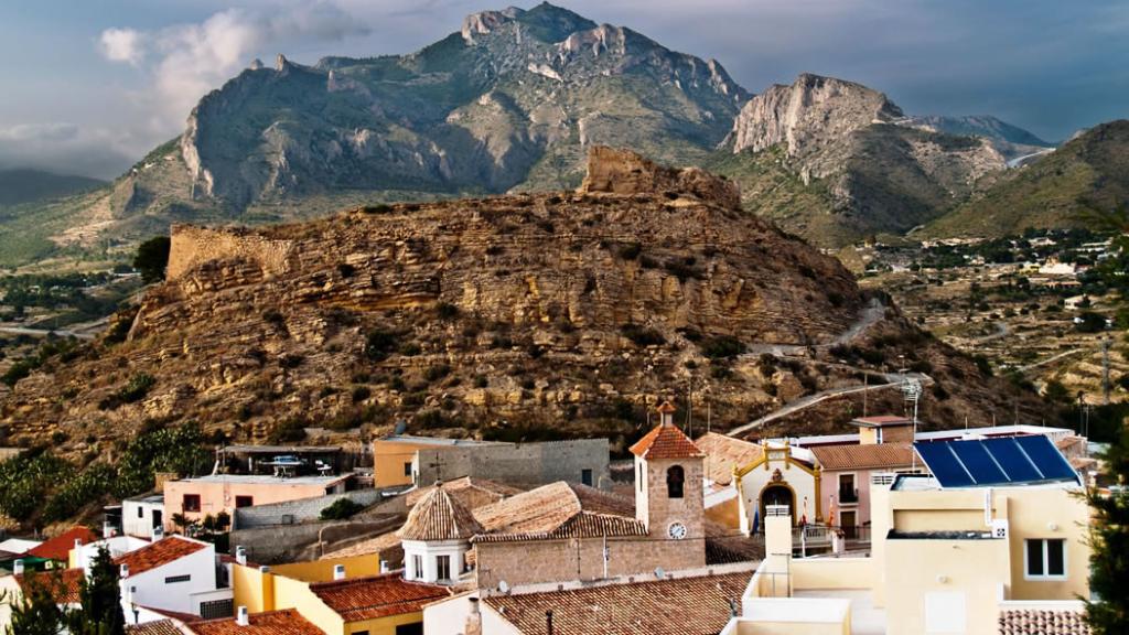 Imagen aérea de Busot.