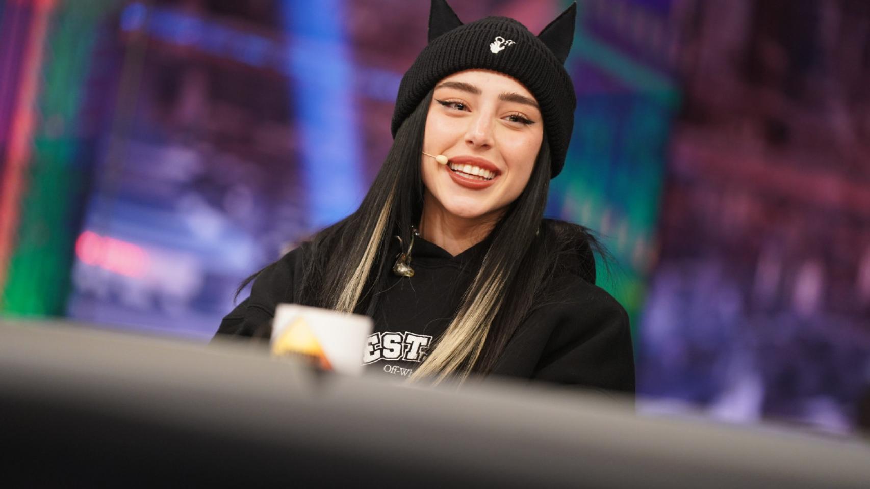 La cantante Nicki Nicole en El Hormiguero