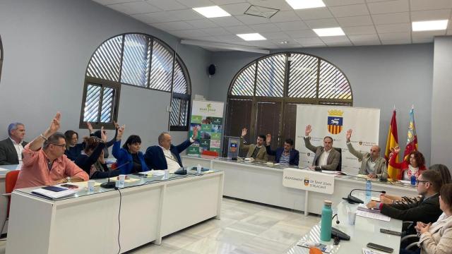 Pleno de Sant Joan d'Alacant.