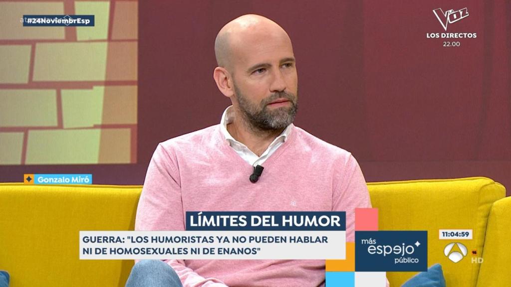 Gonzalo Miró en 'Espejo Público'.