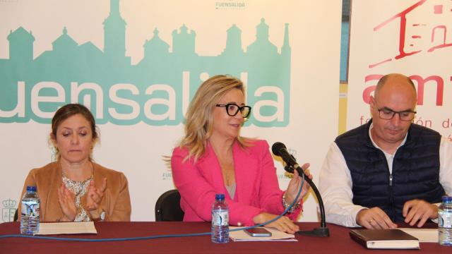 Lola Merino, presidenta de AMFAR, en Fuensalida (Toledo).