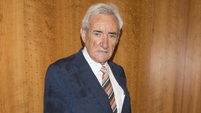 El periodista y presentador Luis del Olmo en una fotografía tomada en 2017, en Madrid.