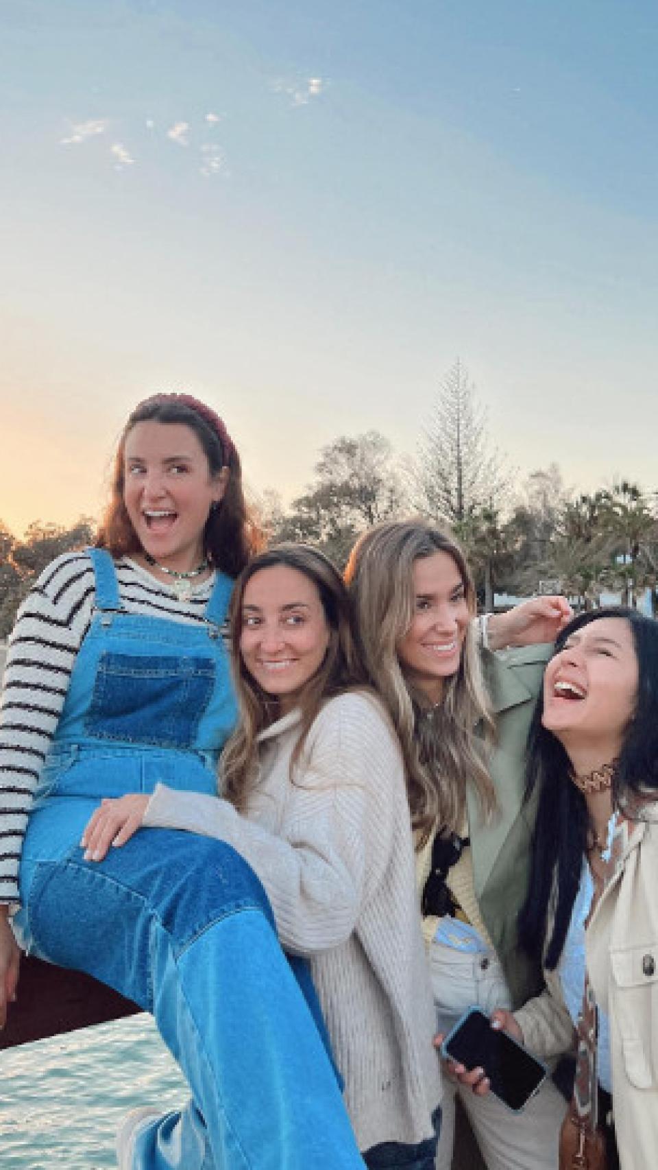 Imagen de las cuatro hermanas en Instagram.