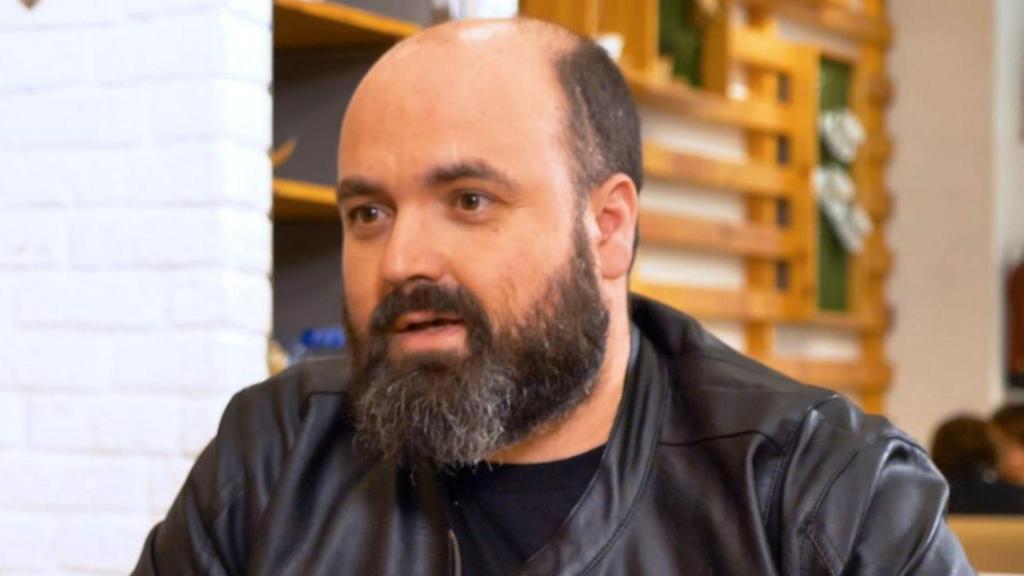 El Hematocrítico durante una entrevista.