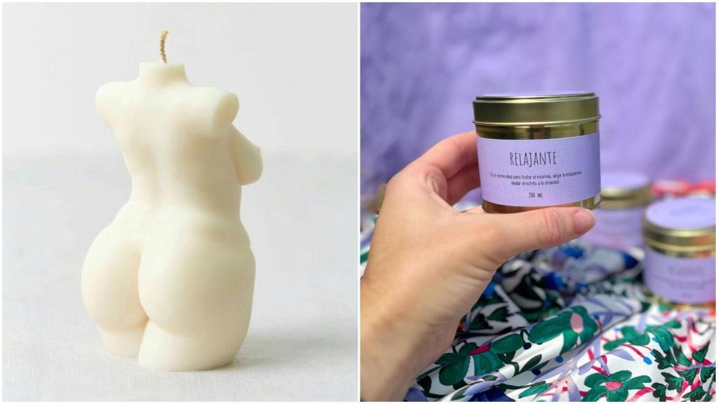 Dos de las velas de Lumiere Eco.