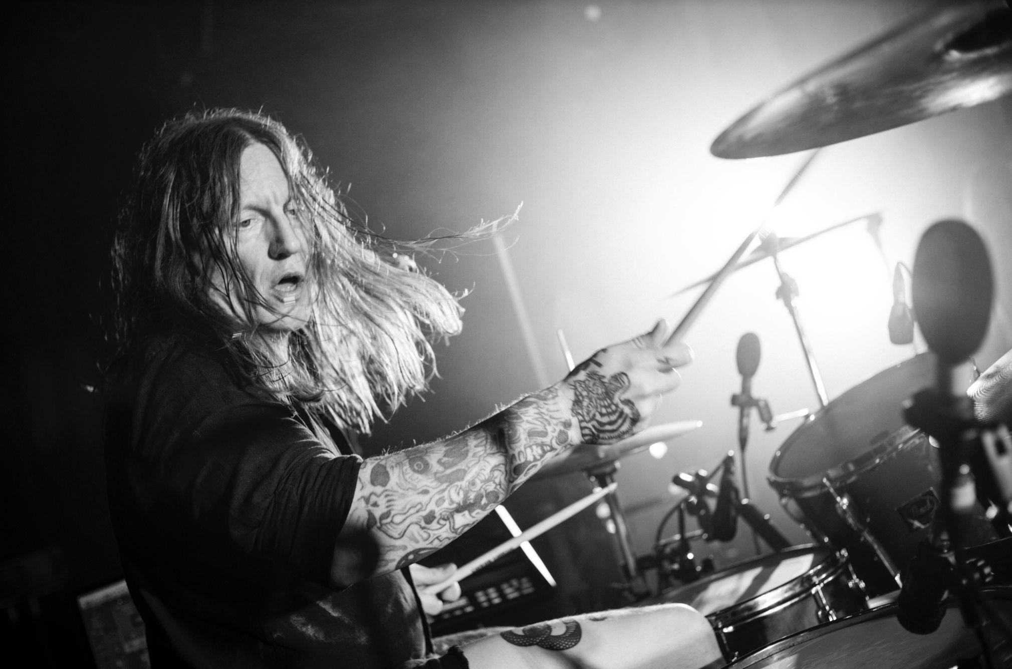 Niclas Svensson, batería del grupo.