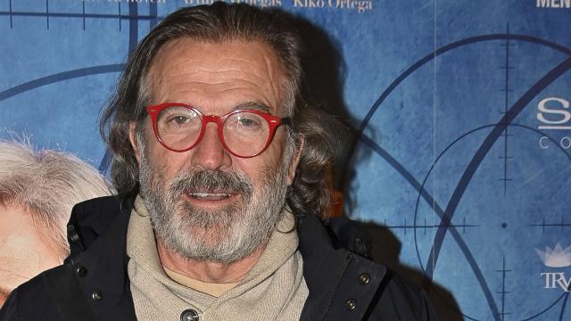 El mítico presentador Pepe Navarro en un acto público en Madrid, en enero de 2023.