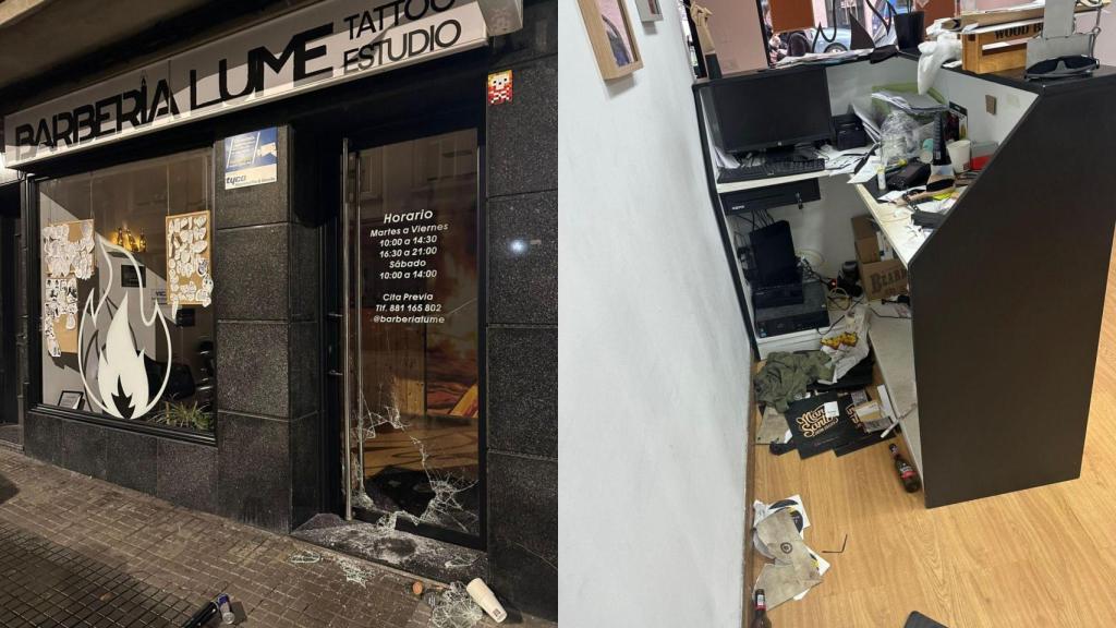 Roban esta madrugada en una barbería de A Coruña
