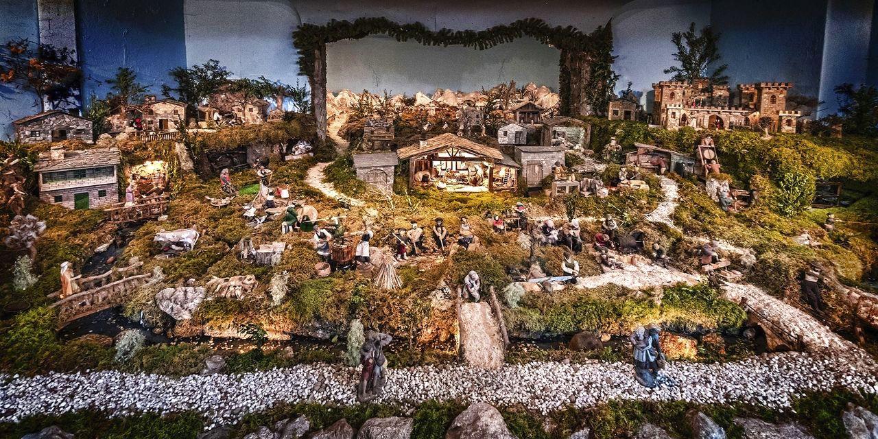 Vista general del Belén electrónico de Begonte. Foto: Belén de Begonte