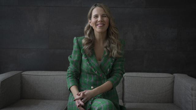 Ester Cerdán, CEO y cofundadora de Laura Bernal, este miércoles, en la sede de su empresa en el área empresarial La Estrella de Molina de Segura.