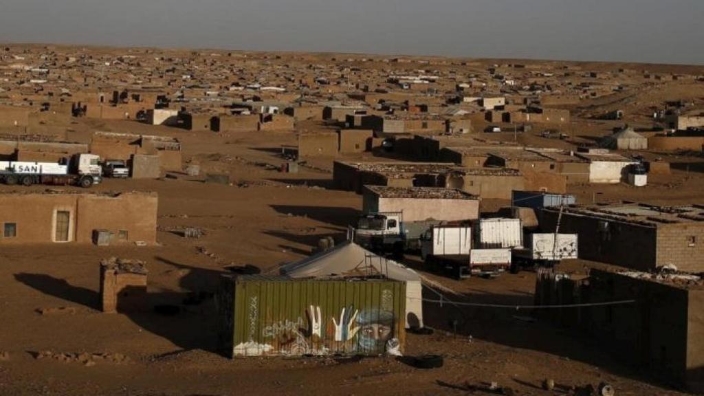 Campamento de refugiados saharauis en Tinduf, Argelia.