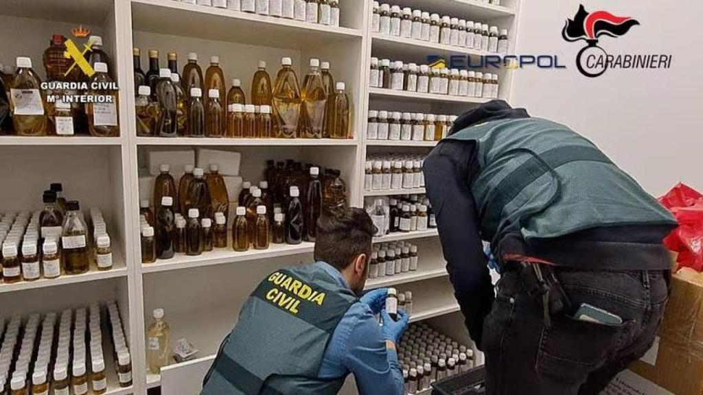 Registros de la operación Omegabad. Guardia Civil.