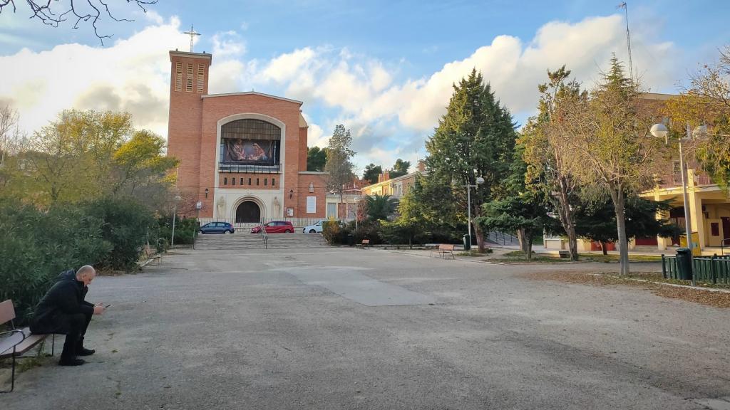 La iglesia de San Cristobal, en Ciudad Pegaso.