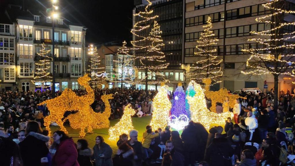 Encendido de Navidad 2023 de Ferrol