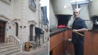 arco a la derecha y el Restaurante Mannix a la izquierda