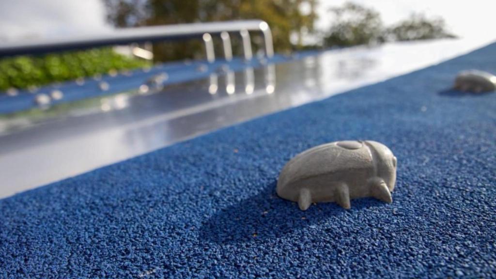 Obras ne el parque de A Sardiñeira.