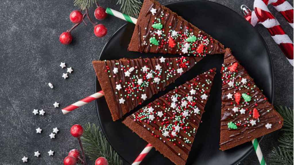 Dulces navideños en una imagen de archivo.