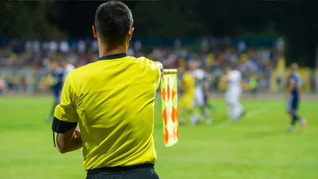 árbitro, fuera de juego