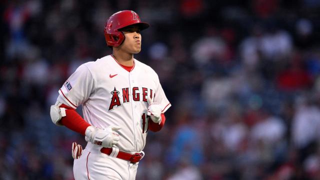 Shohei Ohtani, durante un partido de la MLB.