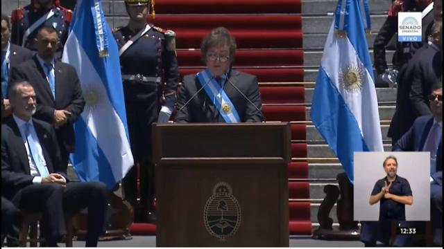 Discurso inaugural de Javier Milei